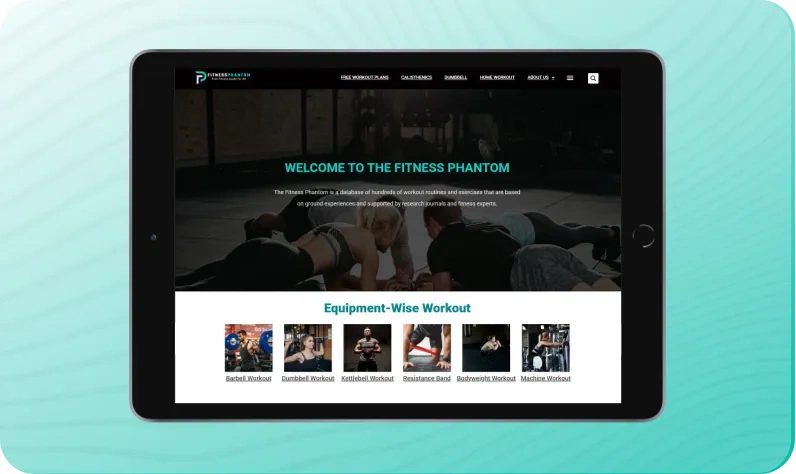 Fitnessphantom interface