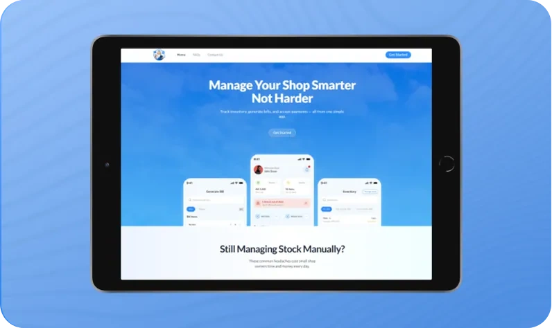 Retail AI Platform interface