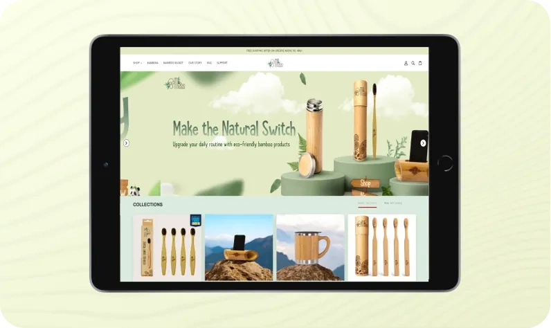 Bamboo India interface