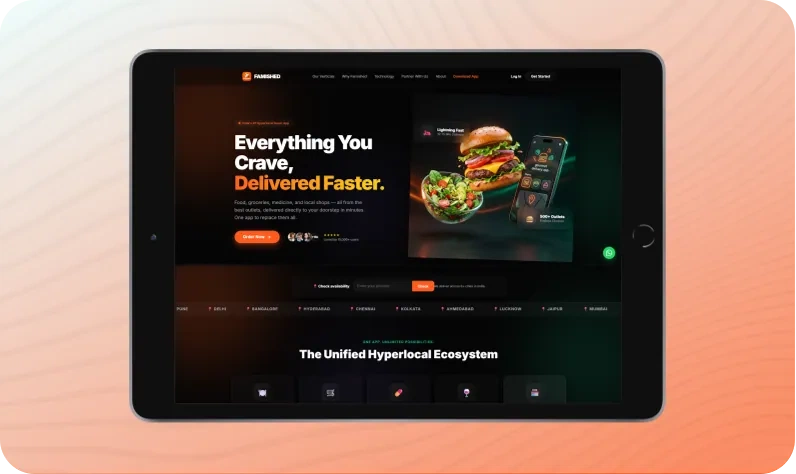 Famished interface