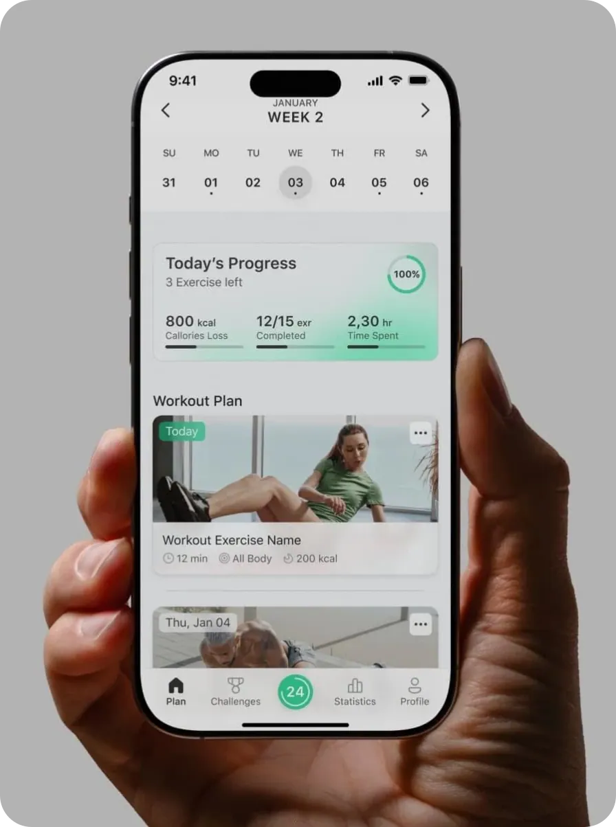 Fitness App Features